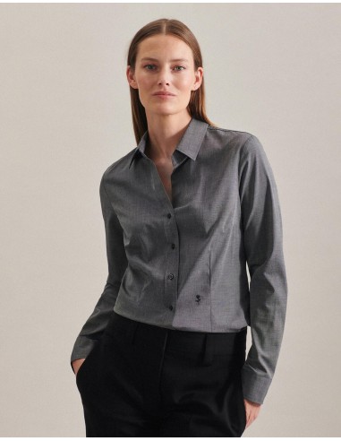 S-080613-Womens Blouse Slim Fit Long Sleeve